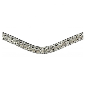 Banda de cuero brillante para cejas de caballo, banda de cristal de aspecto novedoso, banda de cuero para cejas de caballo - Product Image 4