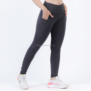 Leggings de fitness pour femmes 2024, taille haute, respirants, en coton/fibre de bambou, tricotés sans couture, style décontracté pour l'été, utilisation en salle de sport - Product Image 5