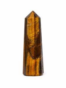 Tour de cristal d'œil de tigre naturel pour le courage, la confiance, la protection, la concentration, la méditation et la guérison énergétique positive - Product Image 1