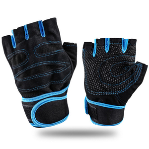 Customized Leather <b>Waterproof</b> Padded Weightlifting Gloves Unisex Use-High Quality Lightweight Breathable OEM Service - Product Image 3