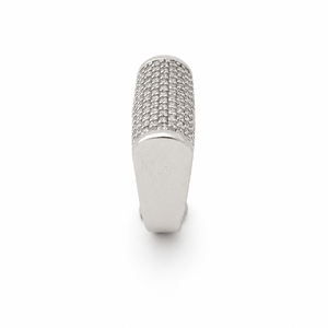 Anillo de Plata de Ley 925 con Micro Pavé de Circonita Cúbica para Hombre, Regalo para Fiesta o Boda, Acabado Pulido - Product Image 4