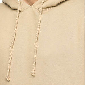 Sudadera con Capucha Extra Grande para Hombre, Color Beige Arena, Sudadera con Capucha de Manga Larga Premium, Estilo Casual y Relajado, Ropa Urbana - Product Image 3