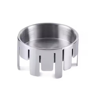 Cendrier en métal élégant, cendrier moderne pour cigarettes, cendrier coupe-vent, porte-cendres pour l'extérieur et l'intérieur, accessoire de décoration pour la maison - Product Image 1