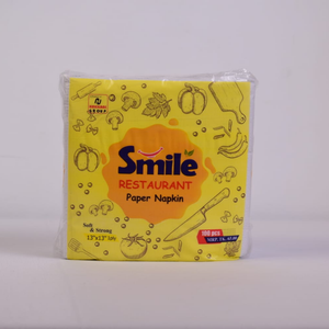 Restaurant <b>Paper</b> Napkins Soft Strong 1ply 13 x 13 Inch Disposable Facial <b>Tissues</b> <b>Yellow</b> Pack for Dining - Product Image 5