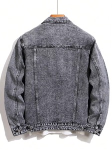 Chaqueta Vaquera Premium 2026 para Hombre, Estilo Vintage Desgarrado, Corte Ajustado, Cortavientos, Prenda Exterior Duradera y Elegante para Invierno - Product Image 2