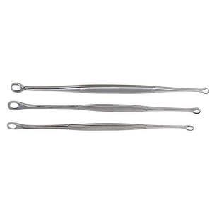 Curettes utérines Sims à double extrémité, aiguisées et émoussées, kit chirurgical orthopédique en acier inoxydable, manuel, certifié CE, classe I, usage hospitalier - Product Image 5