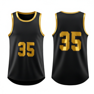 Maillot de basketball pour adulte 2026, impression de logo personnalisé, tenue d'équipe personnalisée, maillot d'entraînement sans manches en tissu mesh polyester - Product Image 1