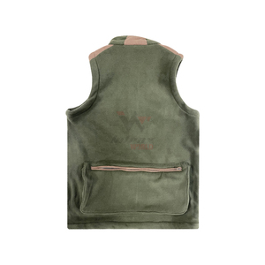 Gilet en polaire vert olive de haute qualité, veste sans manches décontractée pour l'automne, unisexe, pour l'extérieur - Product Image 5