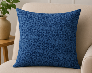 Boho Luxury Square Cotton Printed Indian Floral Handmade Cushion <b>Cover</b> <b>for</b> <b>Sofa</b> and Throw Pillow Home Decor - Product Image 5