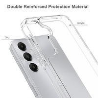 Matériel hybride ultra-léger à haute transparence TPU acrylique antichoc pour coques de téléphone portable pour S25/S25 Ultra/S24/S24