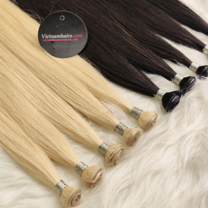 Extensions de cheveux vierges vietnamiens de qualité supérieure 100% – Tissage Genius, cuticules intactes, lot de 100g, toutes les couleurs - Product Image 1