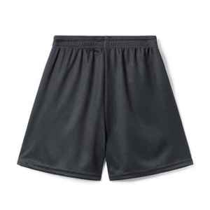 Pantalones Cortos Deportivos Casuales Transpirables para Hombre, Negros, de Malla Sólida, con Cintura Elástica y Cordón Ajustable - Product Image 2