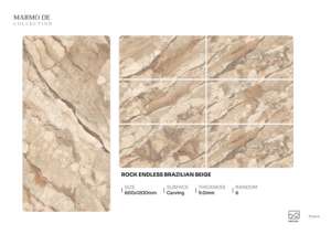 แผ่นพอร์ซเลนแกะสลักลายวิชั่นรีลีฟ ขนาด 60x120 ซม. 600x1200 มม. 24x48 นิ้ว ดีไซน์พื้นผิวทันสมัย สำหรับพื้นที่สถาปัตยกรรมหรูหรา - Product Image 5