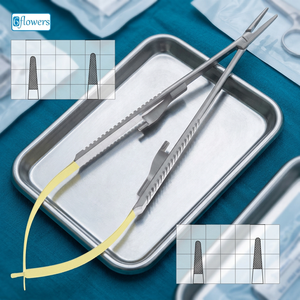 Porte-aiguille Castroviejo TC en acier inoxydable, manuel, pour chirurgie générale, certifié CE, instrument de classe I - Product Image 3