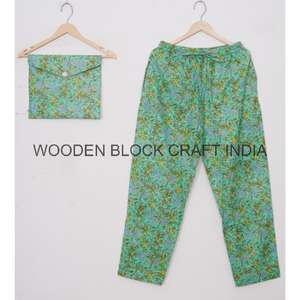 ชุดนอนผ้าฝ้ายแท้ 100% ลายดอกไม้สำหรับผู้หญิง สวมใส่สบายสไตล์ลำลอง แขนยาว ผ้าถัก เหมาะสำหรับฤดูใบไม้ร่วง ฤดูร้อน และฤดูใบไม้ผลิ - Product Image 4