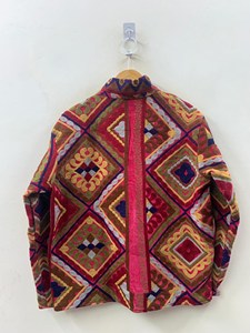Chaqueta Corta de Mujer con Solapa Delgada, de Piel de Oveja, Transpirable, Rellena de Algodón, con Cinturón, para Otoño - Product Image 3