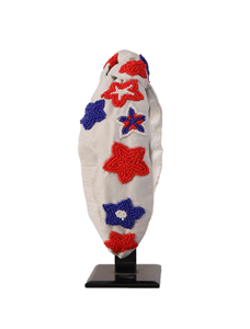 Hot Selling Red Padded Rhinestone Statement Hairbands Star <b>Headband</b> for Women and Girls Fashion & Casual Wear Party & Events - Product Image 2