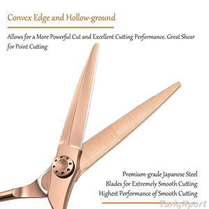 Tijeras Profesionales de Peluquería de Acero Inoxidable Premium de 6.5 Pulgadas, Ligeras y Afiladas para Adelgazar el Cabello - Product Image 3