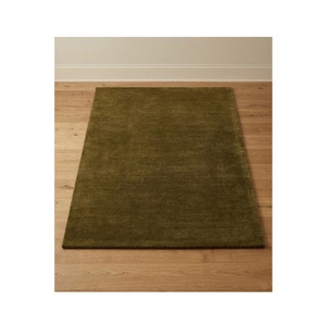 Alfombra Moderna de Lana Hecha a Mano con Pelo Estructurado y Base Antideslizante para Mayor Durabilidad y Retención de Forma, Ideal para Sala de Estar y Dormitorio - Product Image 1