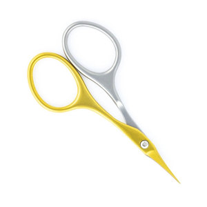 Ciseaux de manucure professionnels en acier inoxydable incurvés et affûtés pour l'élimination des poils du visage et le soin des cuticules des ongles, vente en gros 2026 - Product Image 2