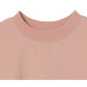 Sudadera Oversize de Cuello Redondo para Mujer, Color Sólido, Manga Farol, Tejida, Corta, para Otoño - Product Image 6