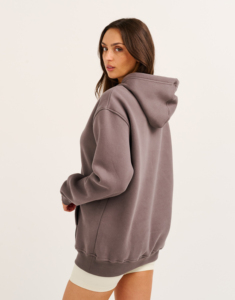 Sudaderas con Capucha para Mujer, Estilo Crop Top, Lavado Ácido, con Estampado en Relieve, de Alta Calidad, al por Mayor, Fabricantes de Ropa Personalizada - Product Image 4