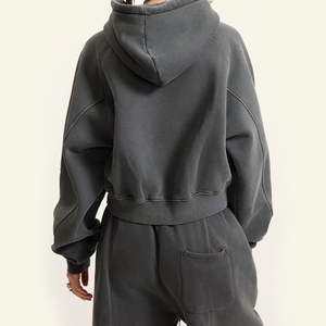 Sweat-shirt à capuche raglan personnalisé Eazwears pour femme, en molleton de coton, respirant, écologique, léger, pour le sport - Product Image 6
