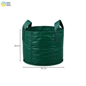 Sac de culture tissé de haute qualité 25L en HDPE avec 2 poignées pour pépinière, horticulture et jardinage - Product Image 2