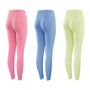 Leggings de yoga taille haute confortables pour femmes, effet ventre plat et amincissant, pour l'entraînement et la course, avec effet push-up fessier - Product Image 1