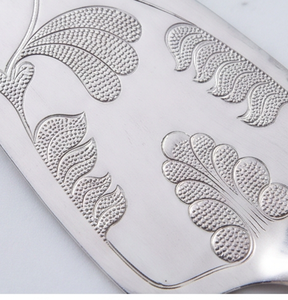 Ensemble de couteau et spatule à gâteau en acier moderne avec manche au design antique pour les cérémonies de mariage et la pâtisserie - Product Image 2