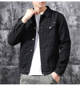 Cool And Comfortable new style <b>Denim</b> Jacket Men Designer Men Casual Cotton Jacket <b>Denim</b> <b>Coats</b> soft material Oem jacket for men - Product Image 3