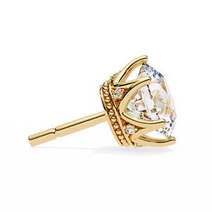 Pendientes LoveAura de Lujo, Chapados en Oro de 18K, con Diamantes Cultivados en Laboratorio Certificados por IGI, Diseño Infinito, para Regalo de Boda o Fiesta - Product Image 3