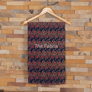 Tela de algodón floral indio étnico hecha a mano Kalamkari, Jaipuri y Bagru estampados para bolsos y ropa occidental - Product Image 1