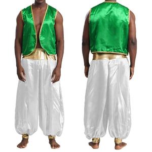 Conjuntos de Disfraces de Príncipe Árabe para Hombre, Chalecos y Pantalones Largos para Cosplay, Clubwear, Espectáculos de Cuentos de Hadas, Juegos de Rol y <span class=keywords><strong>Carnavales</strong></span> - Product Image 5