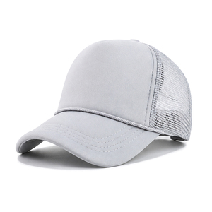 INDEX APPAREL Mesh Trucker Cap 6-Panel Adjustable Unisex Casual <b>Hat</b> Solid Color Breathable Spring <b>Summer</b> Style - Product Image 6