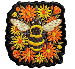 Wholesale Floral Embroidery Patches Handmade Chenille Iron On Fabric Patches for Clothing <b>Jackets</b> Hats Bags Backpacks Fashion - Product Image 4