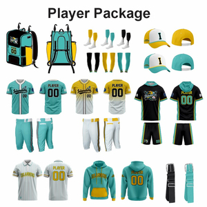 Customized Adult Men's <b>Baseball</b> Uniforms Sportswear 100% Polyester Heat-Transfer Printing Custom Colors Custom Logo All Seasons - Product Image 1