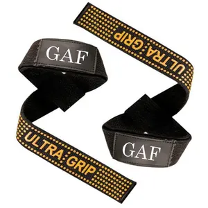 Power gain Lifting Straps WEIGHT RUBBER WRIST WRAP SUPPORT GYM STRENGTH TRAINING Lifting Straps Fitness Equipment Power Training