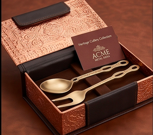 Juego de servidores de ensalada con adornos dorados antiguos, de acero inoxidable, resistente al óxido, ideal para la recepción de invitados y ocasiones festivas. - Product Image 5