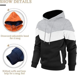 Custom Design LOGO Pattern <b>Wool</b> Blend Hoodie Knit Sweater Long Sleeve Embroideries Men's Knitted Hoodie - Product Image 4