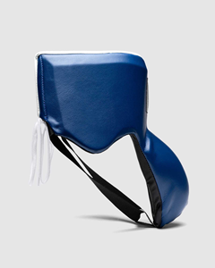 Protector Inguinal de Boxeo de Cuero Vacuno Fly, Azul y Blanco, Equipo de Protección para Entrenamiento, Hecho a Medida por Fabricantes Profesionales de Boxeo - Product Image 6