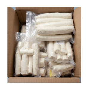 Tuber de manioc entier pelé surgelé, emballé sous vide IQF, 1 kg - Product Image 1