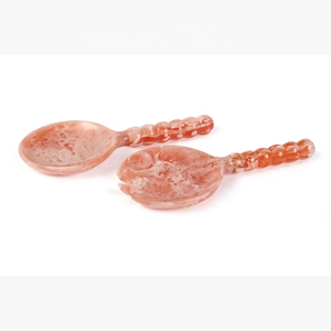 Ustensiles de service à salade perlés en résine Artizon Studio AS-SS195 très demandés, lavables au lave-vaisselle, finition polie élégante, compatibles micro-ondes - Product Image 6