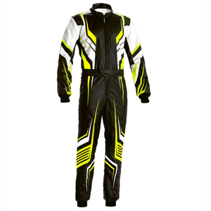 Combinaison de course moto pour homme à manches longues, noir, blanc, jaune, impression par sublimation, respirante, pour toutes les saisons - Product Image 6