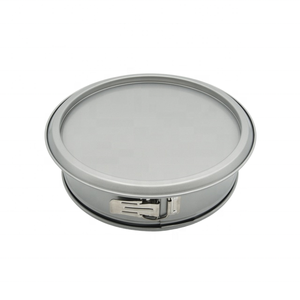 Molde redondo para pastel de 26.6 cm (10.4 pulgadas) con base desmontable, revestimiento antiadherente duradero para hornear pasteles. - Product Image 3