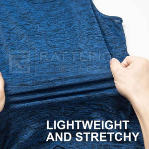 Débardeur décontracté d'été pour hommes, vêtements de sport respirants à séchage rapide, gilet tricoté de couleur unie 100% coton pour la musculation - Product Image 5