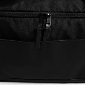 Unisex Black Polyester Waterproof Gym Duffle <b>Bag</b> Zipper Closure Shoe Compartment Adjustable Strap Customized Logo <b>20L</b> Capacity - Product Image 4