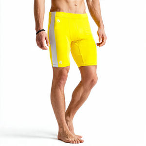 Base <b>Layer</b> Compression Shorts Men Elastic Waist Workout Wear Yoga Shorts Men's 100% Polyester Gym Wear Compression Shorts Mens - Product Image 1