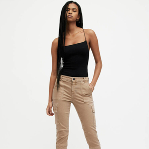 Jeans de Mujer de Talle Grande, Cintura Alta, Pierna Ancha, 100% Algodón Lavado, con Logotipo Personalizado de Lujo, Moda Premium 2026 - Product Image 4