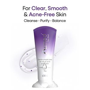 Gel nettoyant visage Acmed Pimple Care pour peaux acnéiques et grasses avec acide salicylique, huile d'arbre à thé et aloe vera, nettoyant doux - 70g - Product Image 2